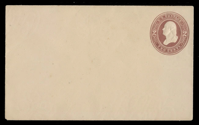USA Scott # U 277/04, UPSS #791/06 1884-86 2c Washington (One Line), Die 1 brown on white - Mint (See "Other Details")