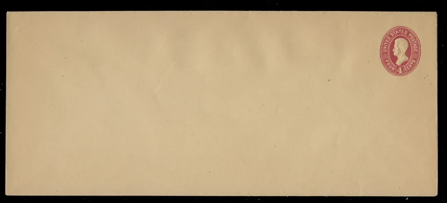 USA Scott # U 328a/25, UPSS #1086/07 1887-94 4c Jackson, lake on manila - Mint (See "Other Details")