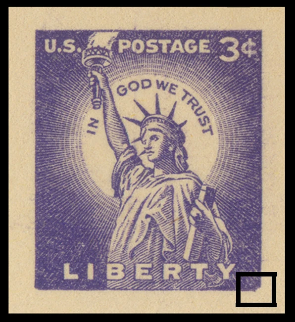 USA Scott # UX  46?/UPSS #S63?, Statue of Liberty, Damaged Lower Right Corner (MUST See Warranty)