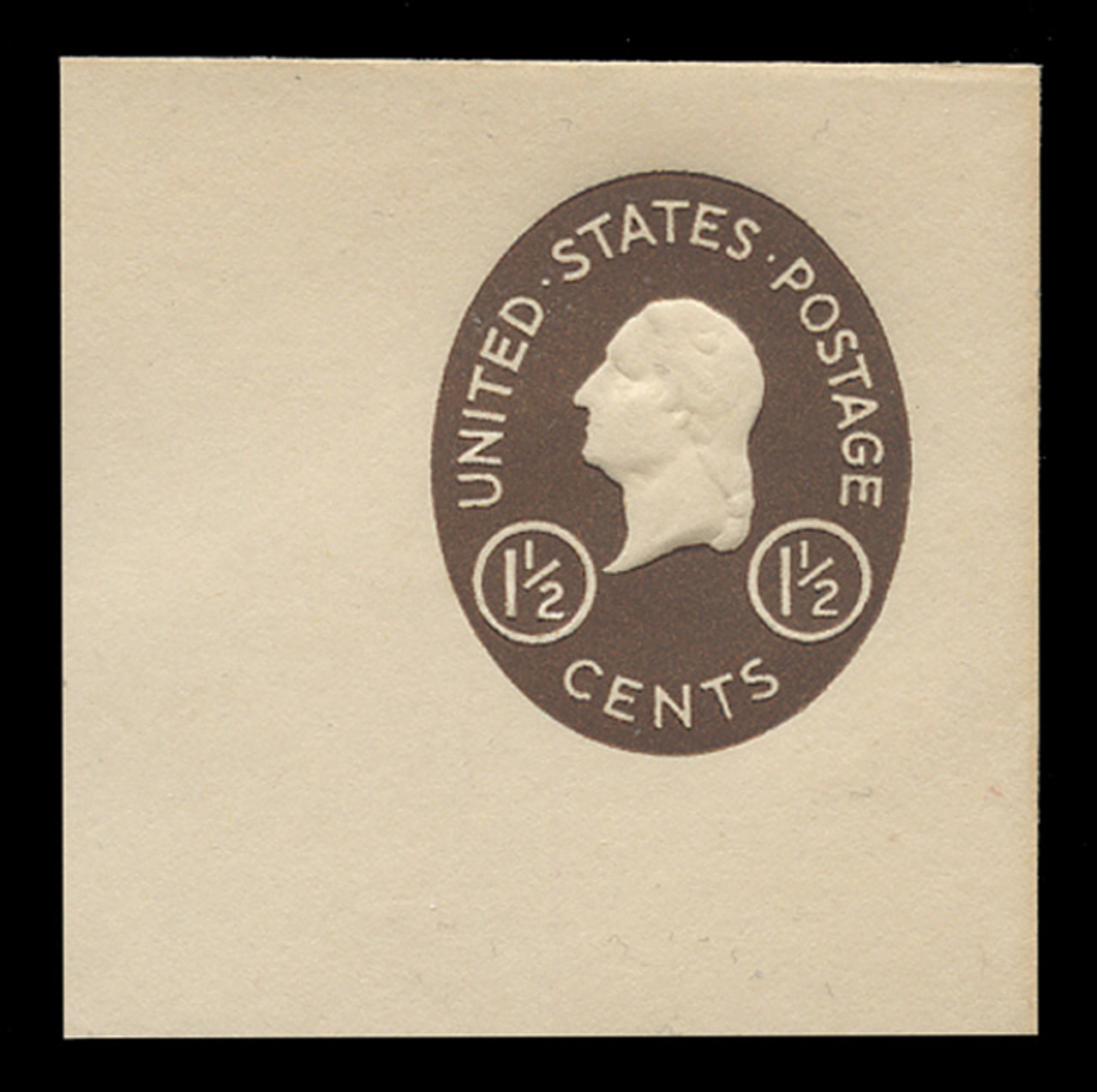 U.S. Scott # U 535, 1952 1½c Washington - Mint Full Corner