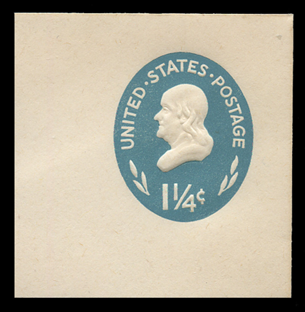 U.S. Scott # U 541 , 1960 1¼c Franklin, Die 1 - Mint Full Corner