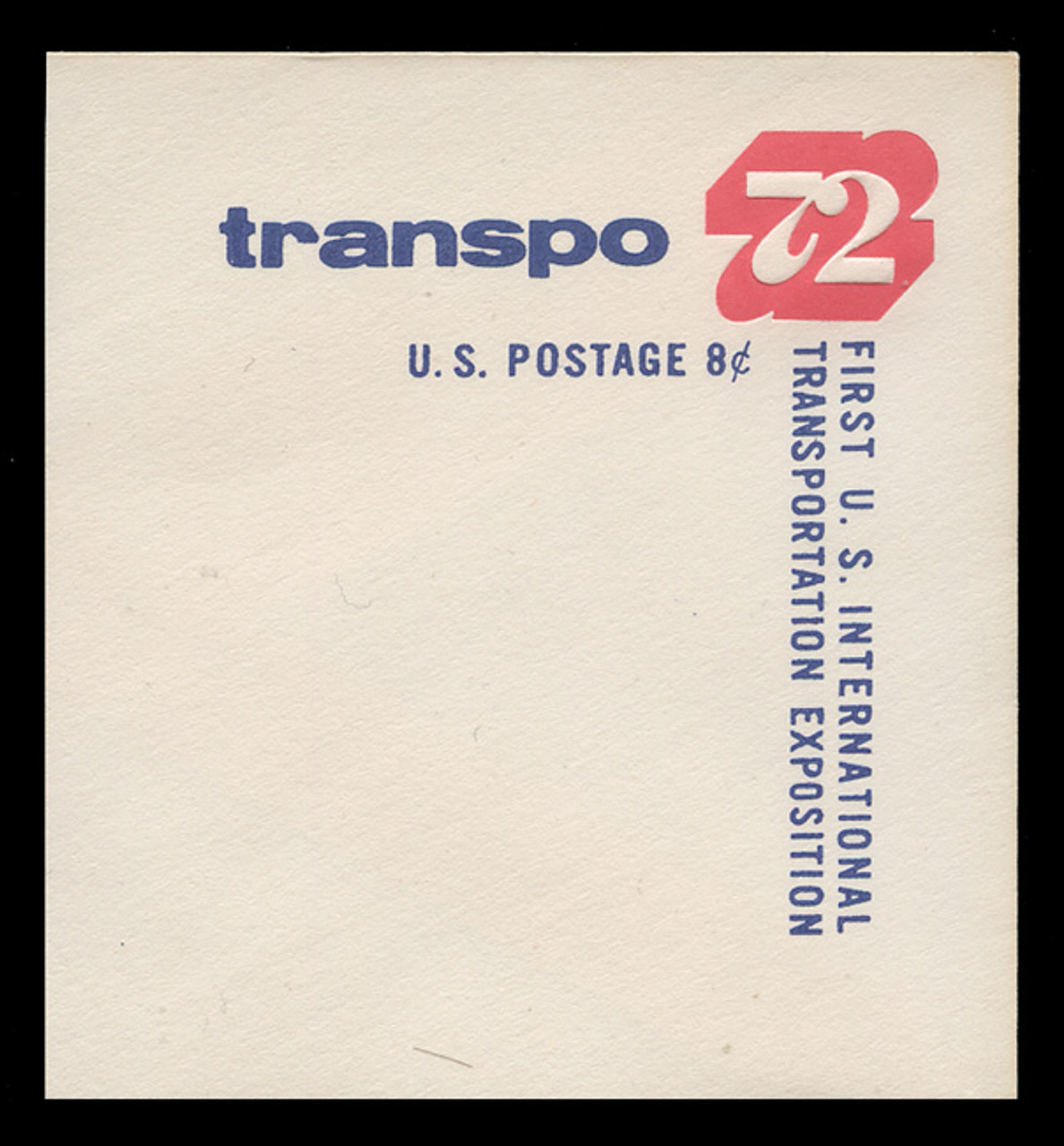 U.S. Scott # U 565 1972 6c Transpo '72 international Transportation - Mint Full Corner