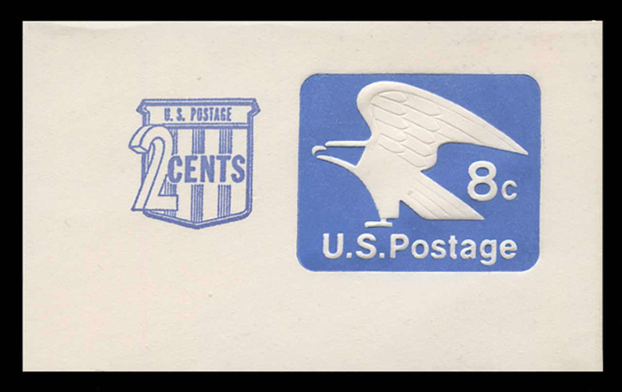 U.S. Scott # U 566, 1973 8c (U557) + 2c Eagle - Mint Full Corner