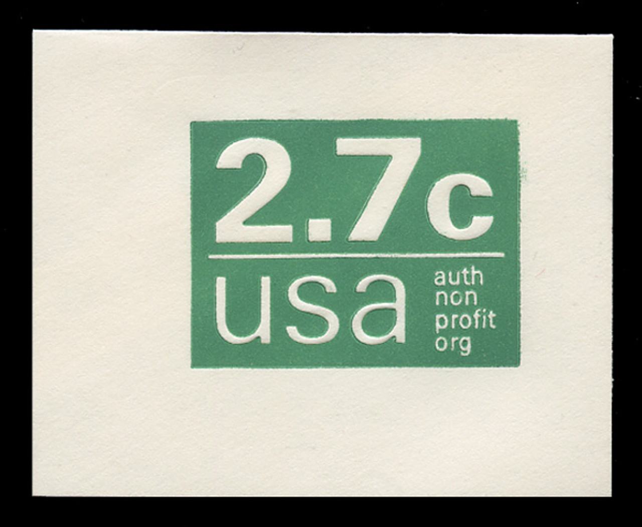 U.S. Scott # U 579 1978 2.7c Non-Profit Organization - Mint Full Corner