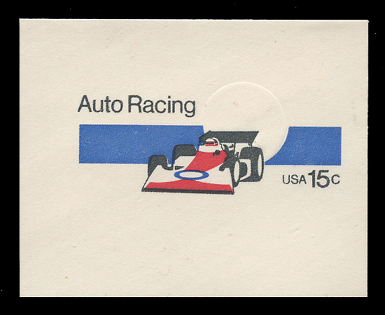 U.S. Scott # U 587 1978 15c Auto Racing - Mint Full Corner