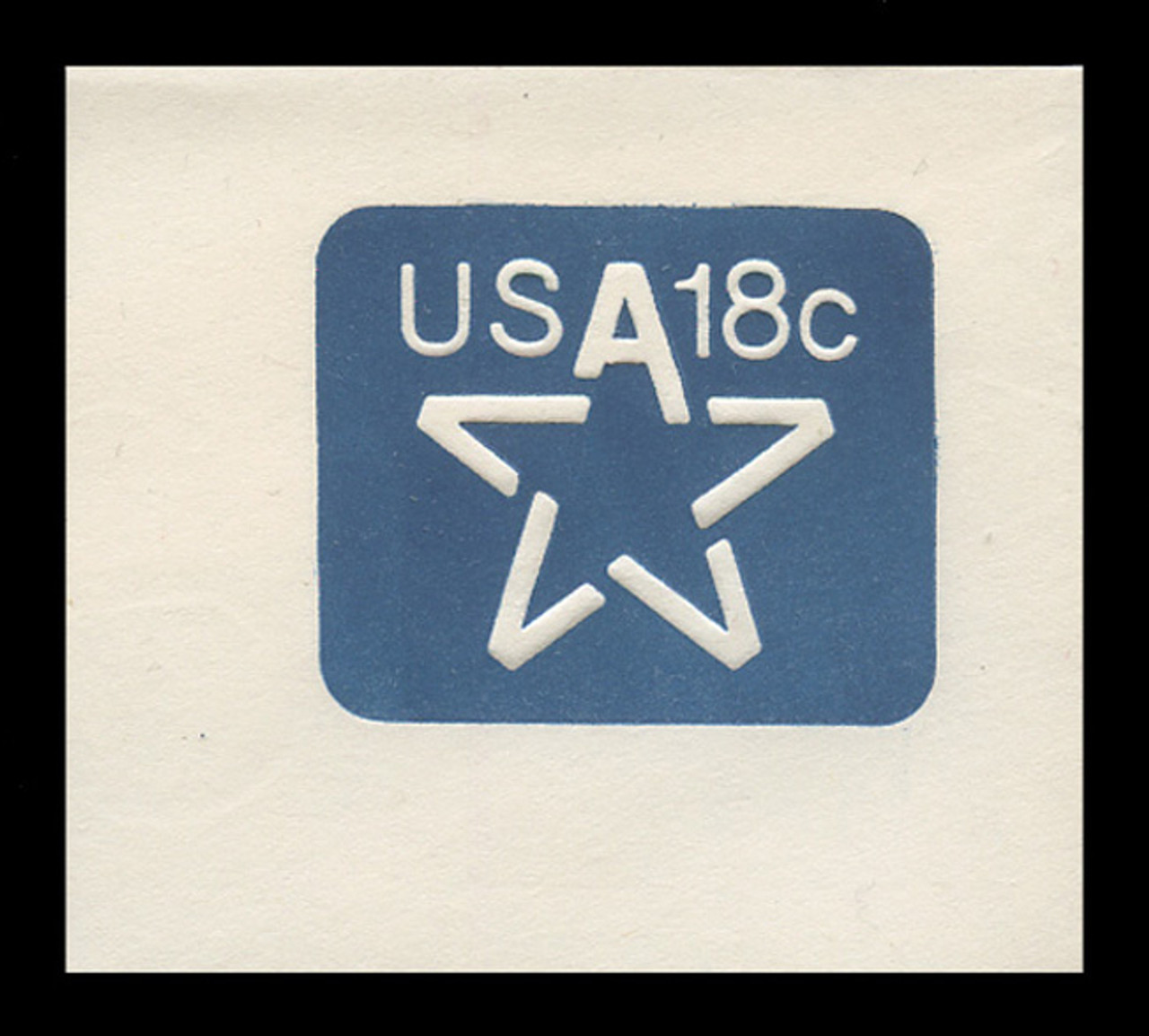 U.S. Scott # U 593 1981 18c Star & U.S.A. - Mint Full Corner