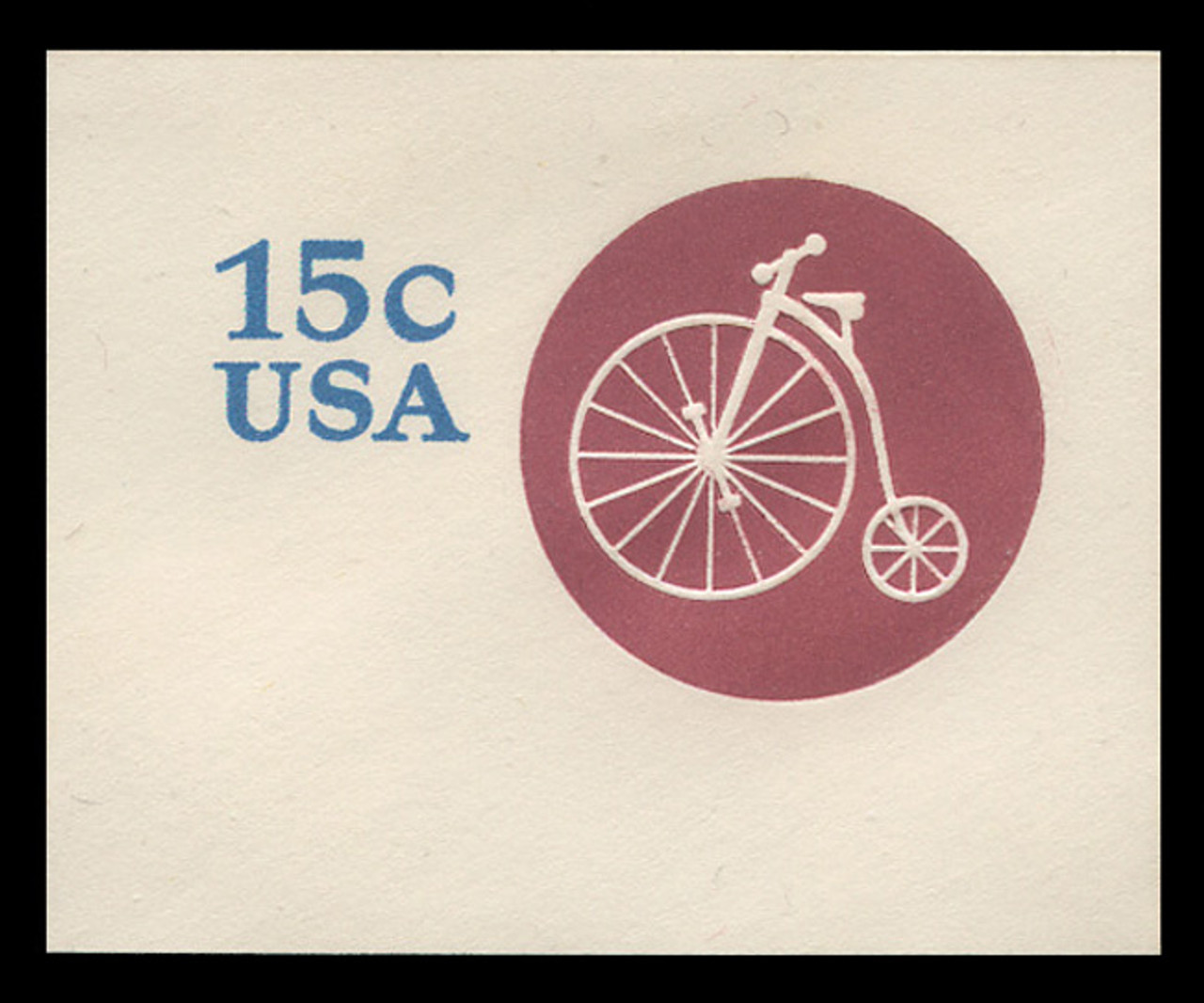 U.S. Scott # U 597 1980 15c Bicycle Riding - Mint Full Corner