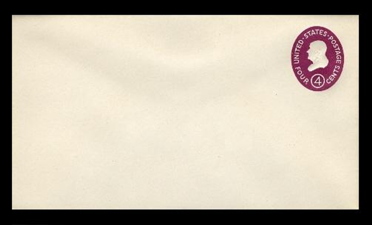 U.S. Scott # U 536a, 1958 4c Franklin, Die 2 - Mint Envelope, UPSS Size 12