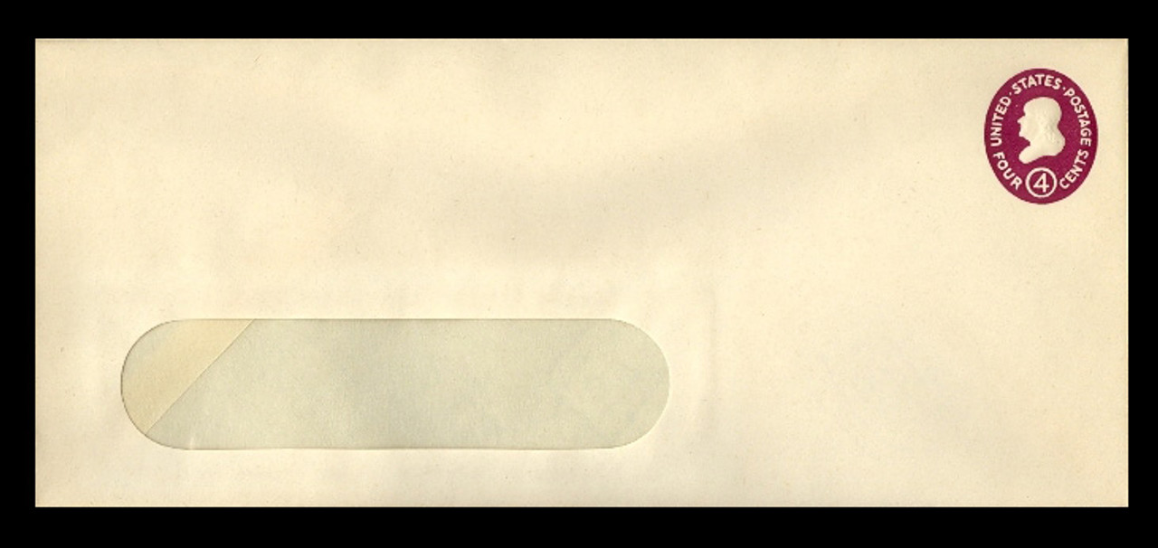 U.S. Scott # U 536a, 1958 4c Franklin, Die 2 - Mint Envelope, UPSS Size 23-WINDOW