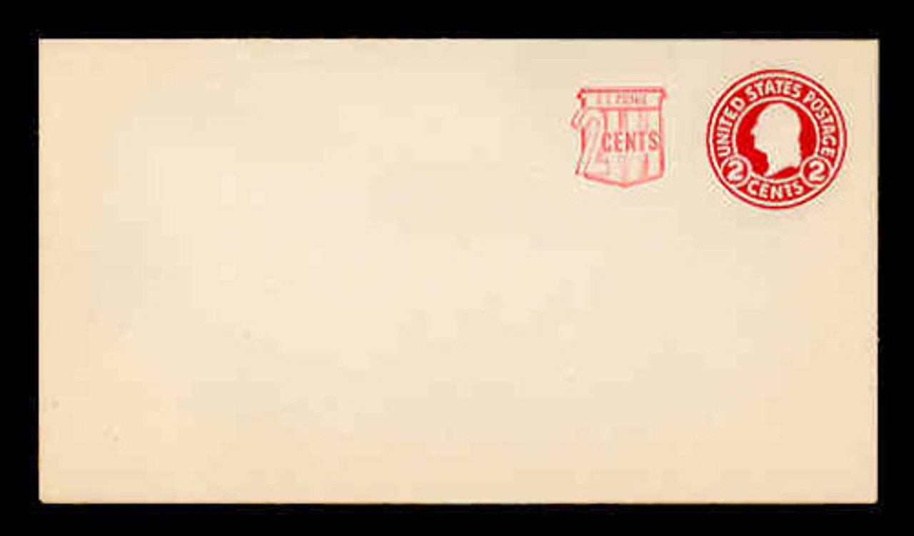 U.S. Scott # U 537, 1958 2c (U429) + 2c Washington, Die 1 - Mint Envelope, UPSS Size 10