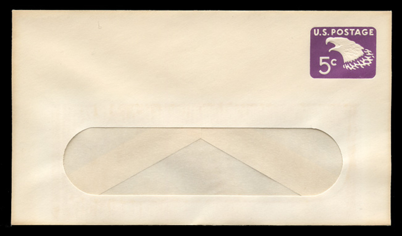 U.S. Scott # U 550 FL 1965 5c Eagle - Fluorescent Paper - Mint Envelope, UPSS Size 12-WINDOW