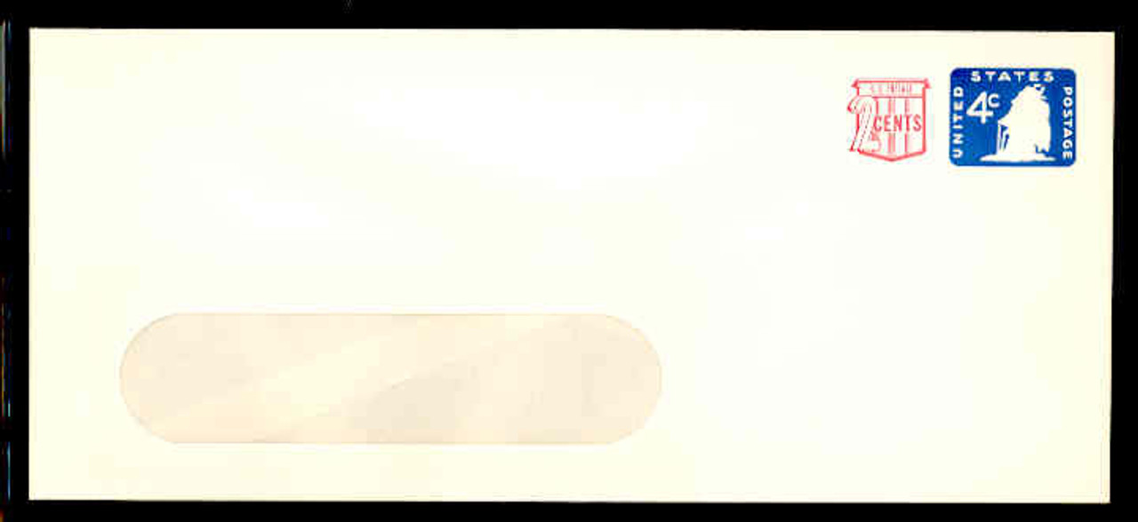 U.S. Scott # U 552, 1968 4c (U549) + 2c Old Ironsides - Mint Envelope, UPSS Size 23-WINDOW