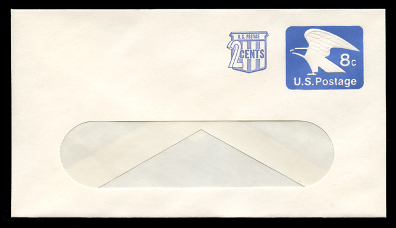 U.S. Scott # U 566, 1973 8c (U557) + 2c Eagle - Mint Envelope, UPSS Size 12-WINDOW