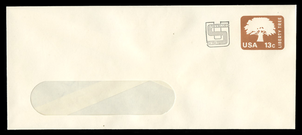 U.S. Scott # U 588 1978 15c Liberty Tree (U576) Revalued to 15c from 13c - Mint Envelope, UPSS Size 23-WINDOW