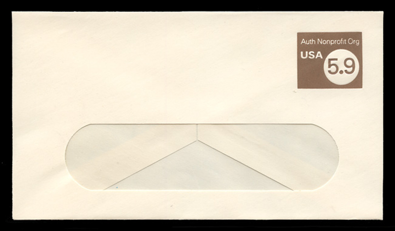 U.S. Scott # U 591 1982 5.9c Non-Profit Organization - Mint Envelope, UPSS Size 12-WINDOW