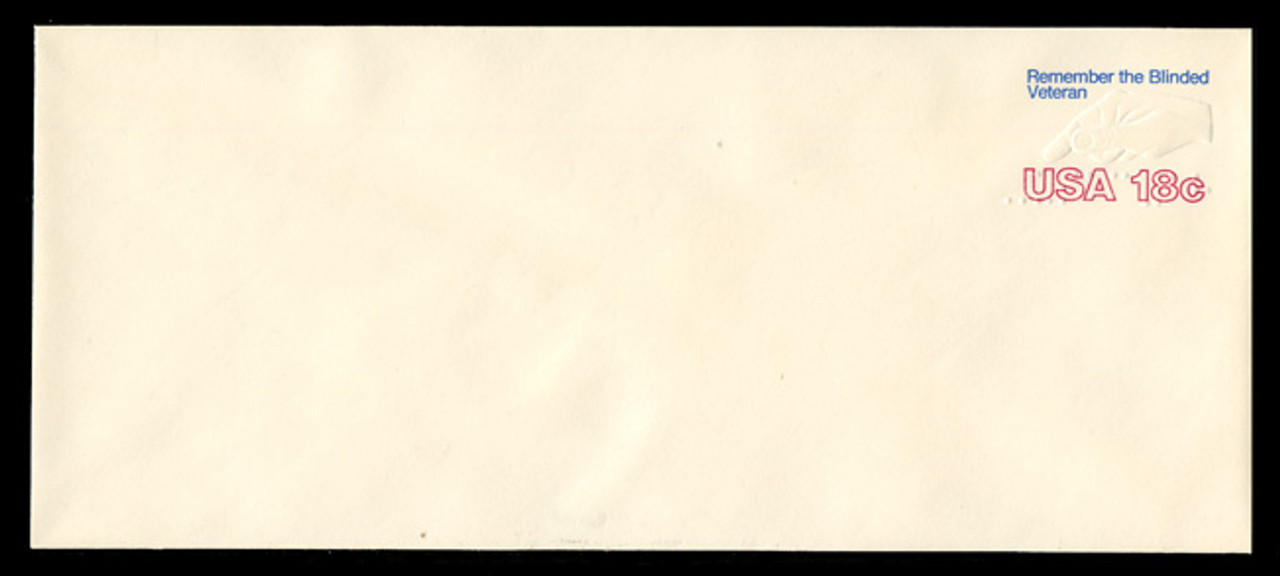 U.S. Scott # U 600 1981 18c Blinded Veteran - Mint Envelope, UPSS Size 23