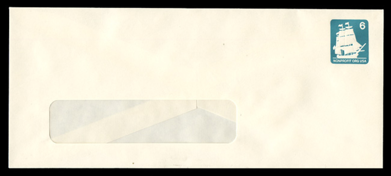 U.S. Scott # U 609 1985 6c U.S.S. Constitution - Mint Envelope, UPSS Size 23-WINDOW