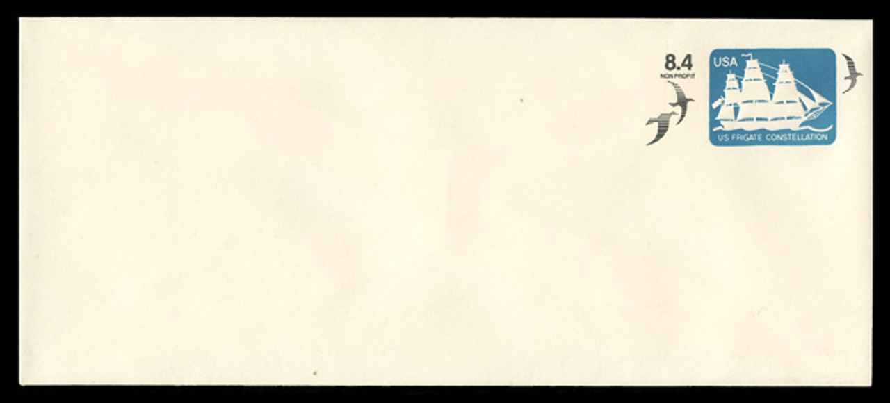 U.S. Scott # U 612 1988 8.4c U.S. Frigate Constellation - Mint Envelope, UPSS Size 23