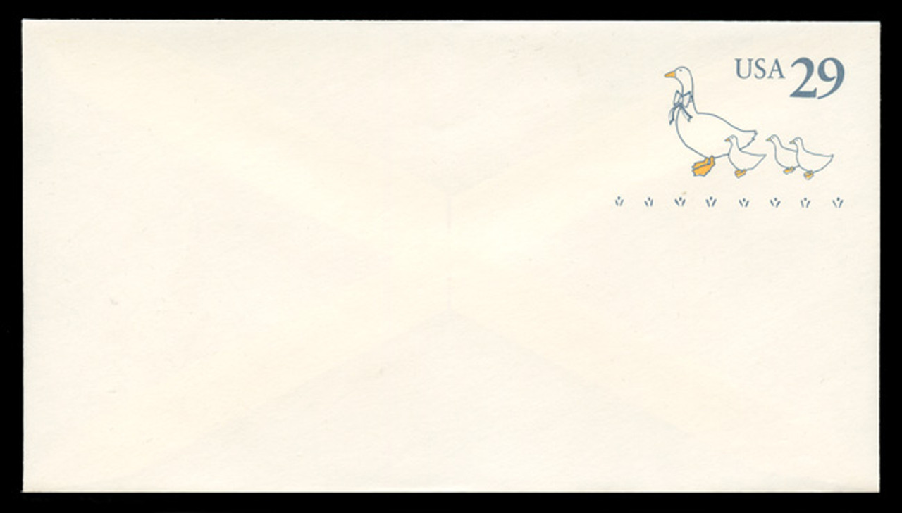 U.S. Scott # U 624 1991 29c Country Geese - Mint Envelope, UPSS Size 12