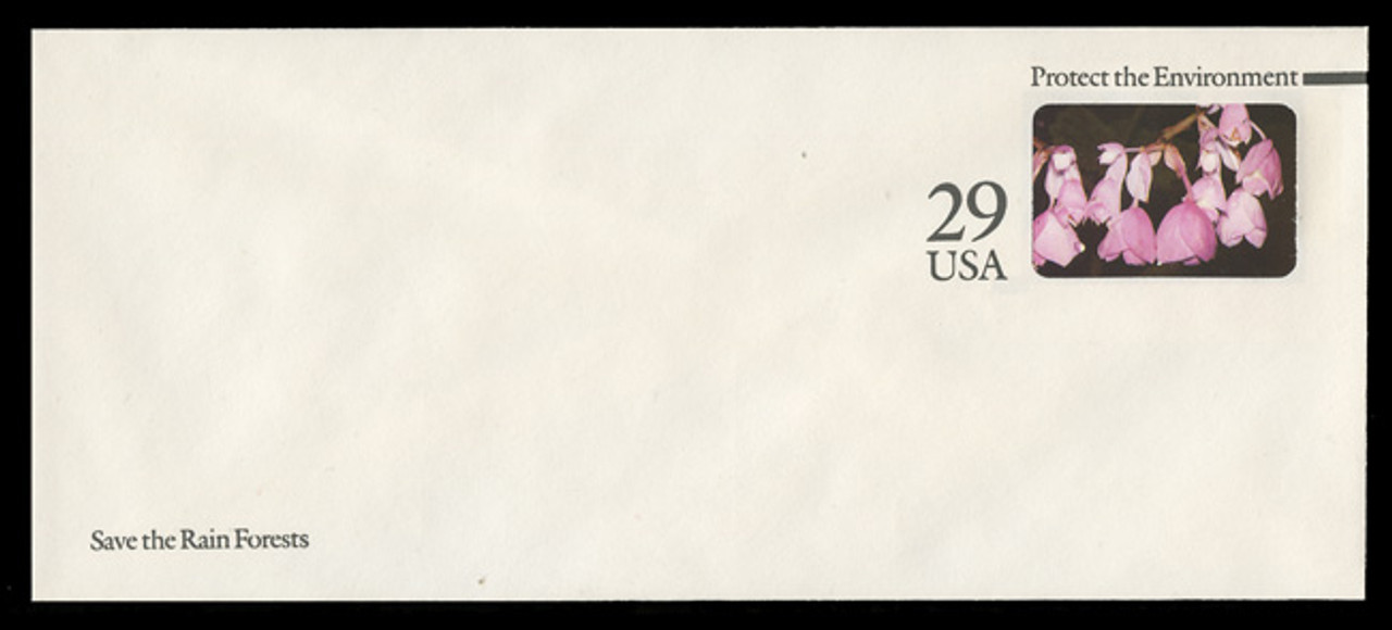 U.S. Scott # U 627 1992 29c Protect the Environment - Mint Envelope, UPSS Size 23