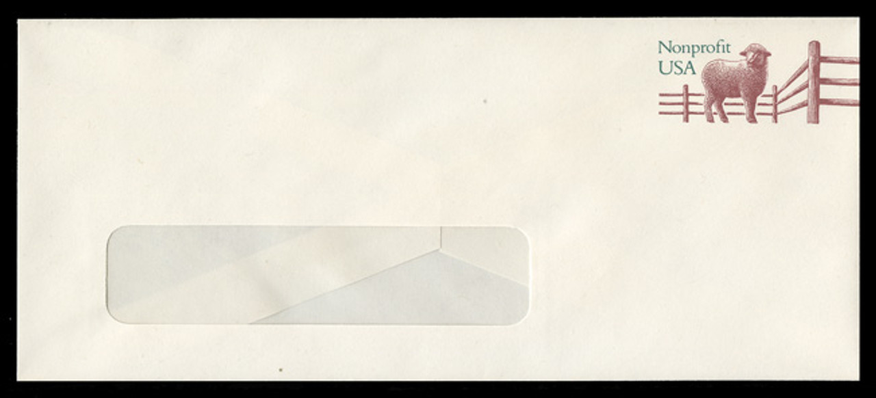 U.S. Scott # U 635 1995 (5c) Sheep - Non-Profit Organization - Mint Envelope, UPSS Size 23-WINDOW