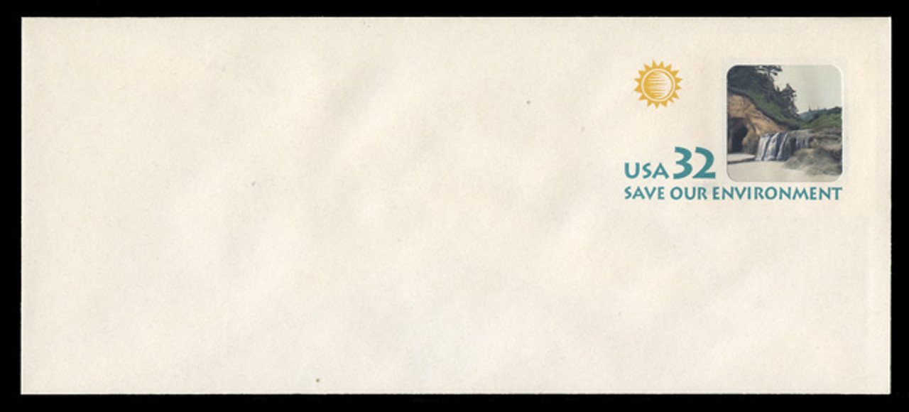 U.S. Scott # U 640 1996 32c Save Our Environment - Mint Envelope, UPSS Size 23