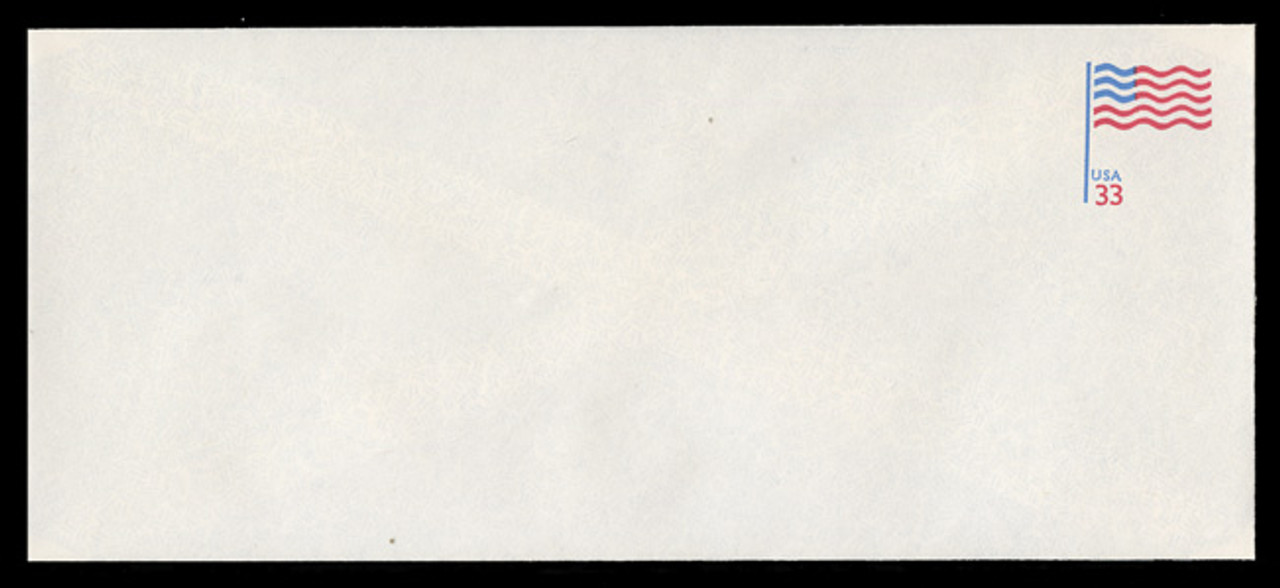U.S. Scott # U 643 1999 33c U.S. Flag with Blue Flagpole - Mint Envelope, UPSS Size 21