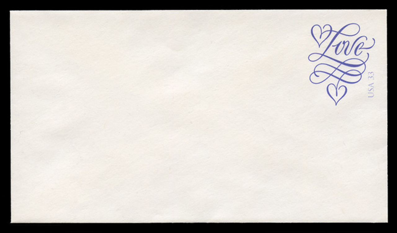 U.S. Scott # U 644 1999 33c Love - Mint Envelope, UPSS Size 12