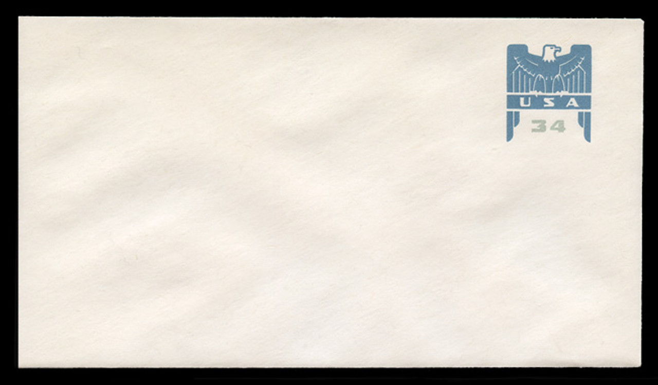 U.S. Scott # U 646B 2001 34c Federal Eagle - Blue and Grey - Mint Envelope, UPSS Size 12
