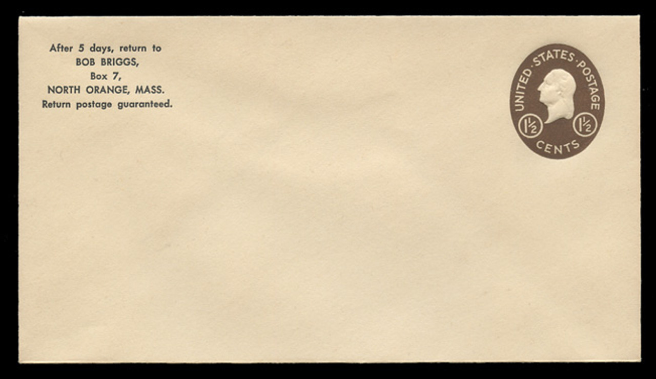 U.S. Scott # U 535/10, UPSS # 3300/45 1952, 1½c Washington - Mint (See Warranty)