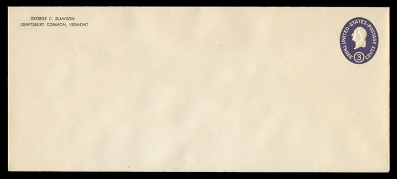 U.S. Scott # U 534c/23, UPSS #3357/43 1950 3c Washington, Die 3 - Mint (See Warranty)