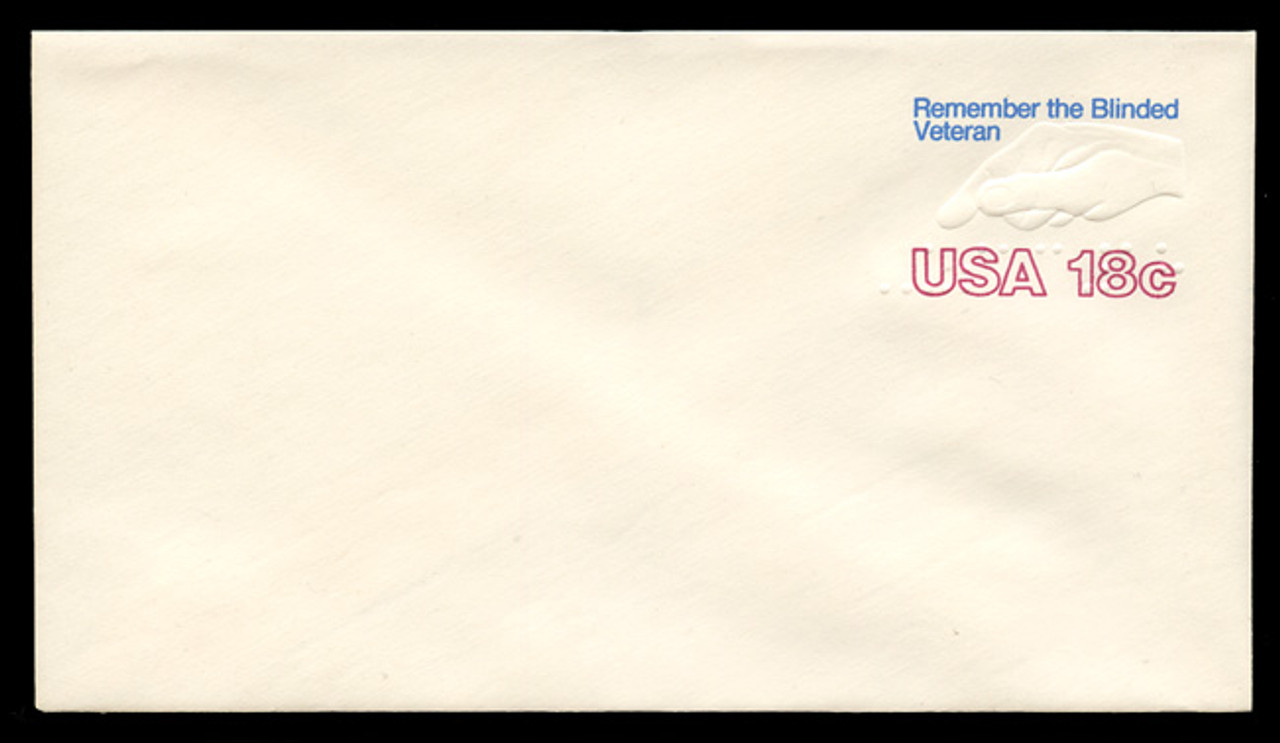 U.S. Scott # U 600/12, UPSS #3665/49A 1981 18c Blinded Veteran - Mint (See Warranty)