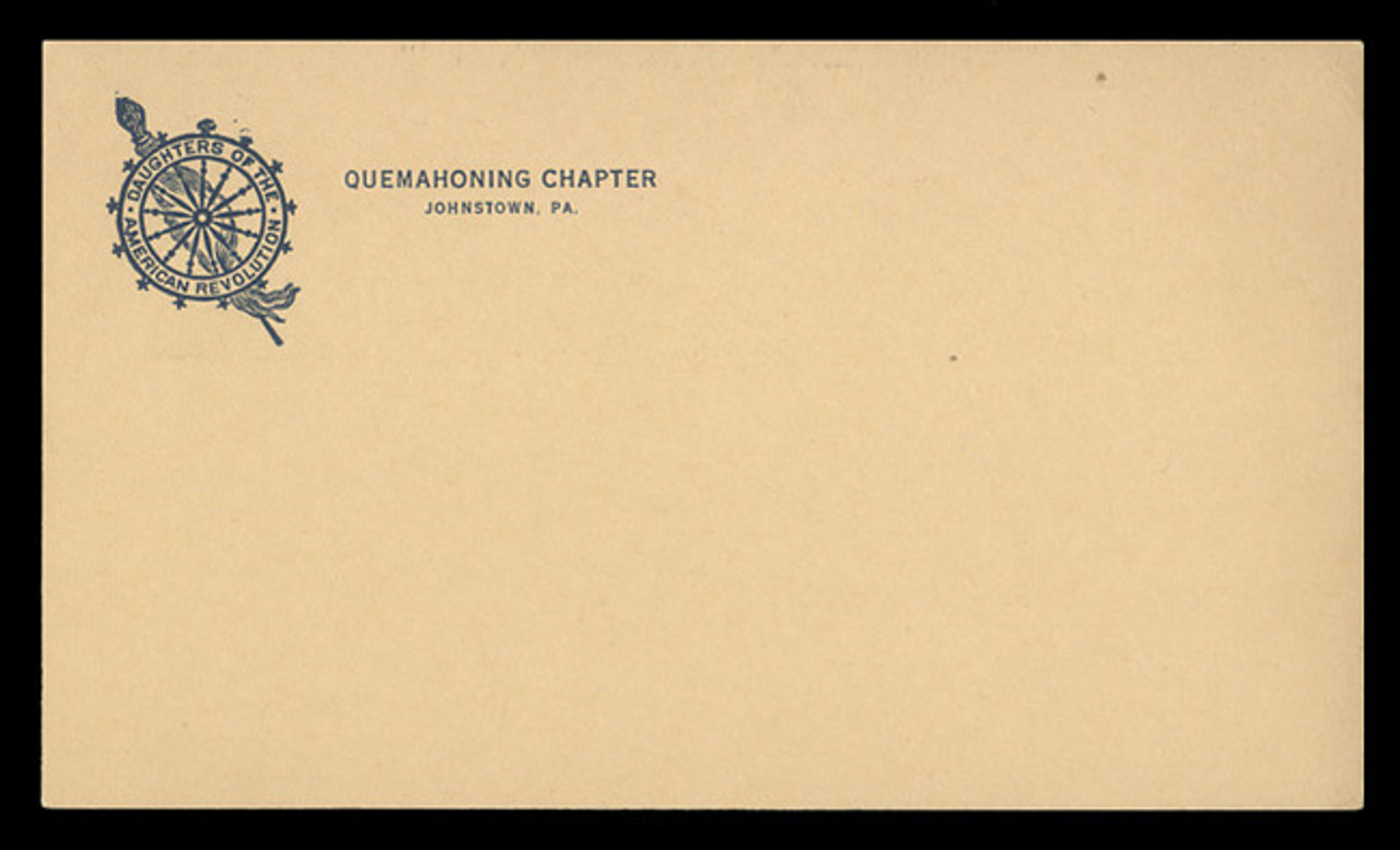 D.A.R. (Daughters of the American Revolution) Correspondence Card (On Scott #UX27) - Est. period of use, 1940s.