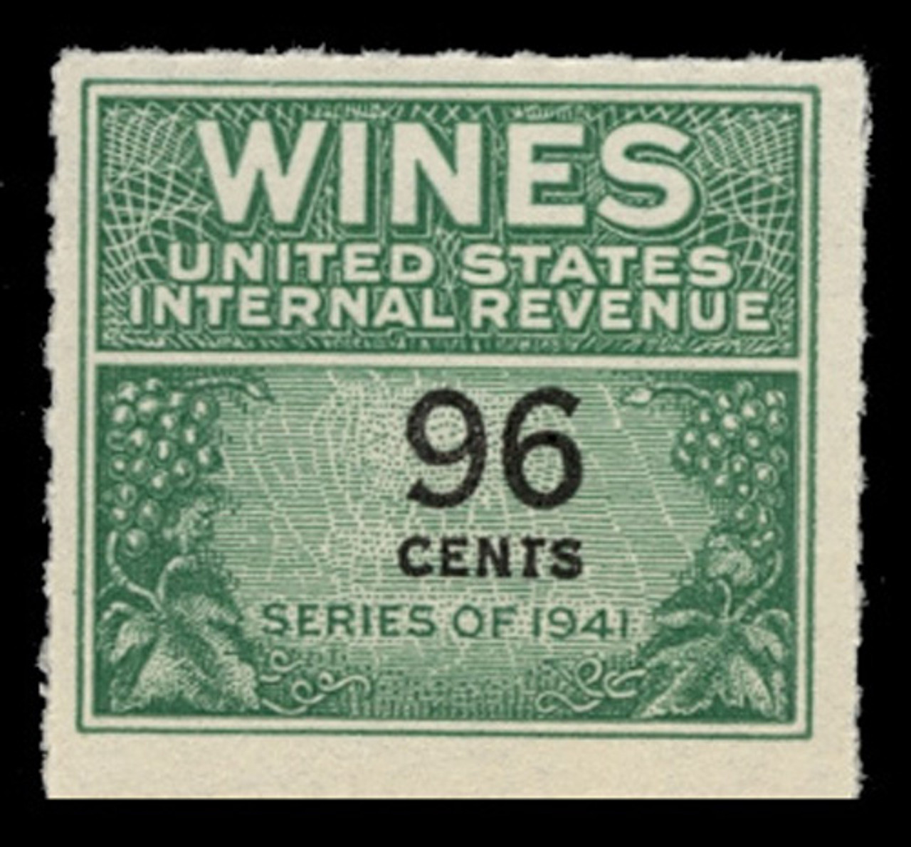 U.S. Scott #RE145, 1942 96c Wine Stamp