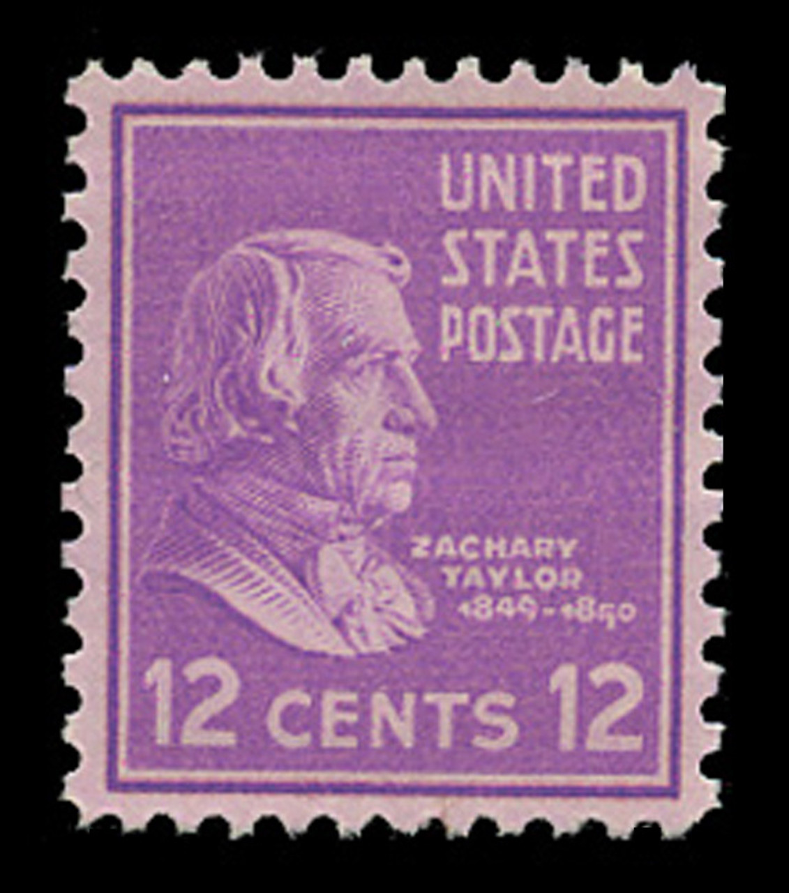 U.S. Scott # 817, 1938 12c Zachary Taylor