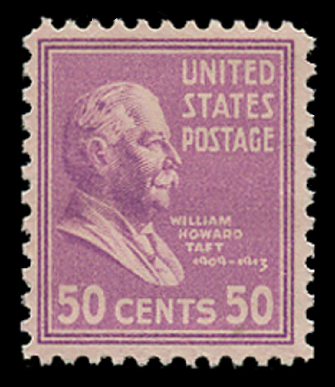 U.S. Scott # 831, 1938 50c William Howard Taft