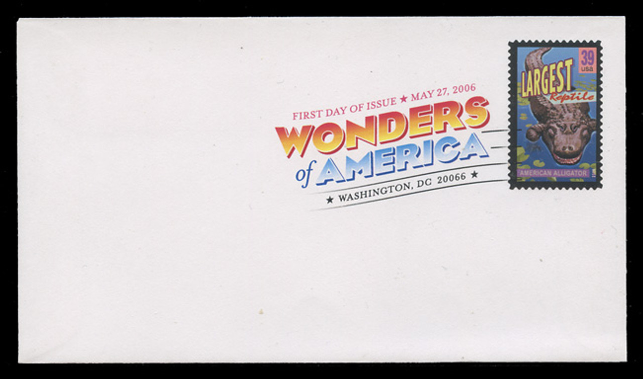 U.S. Scott #4033-72, 2006 39c Wonders of America SET of 40 First Day Covers.  Digital Colorized Postmarks