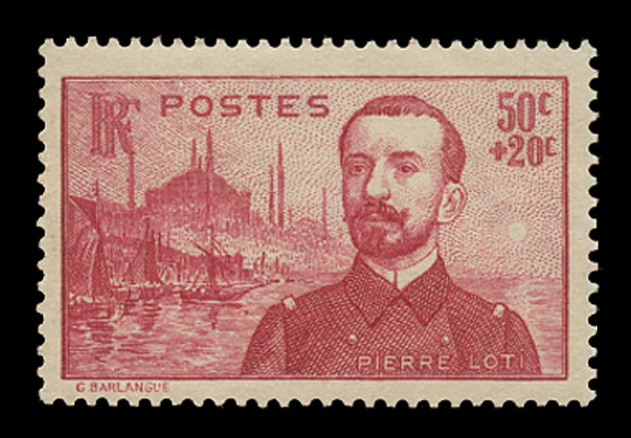 FRANCE Scott # B  63, 1937 Pierre Loti Monument Fund