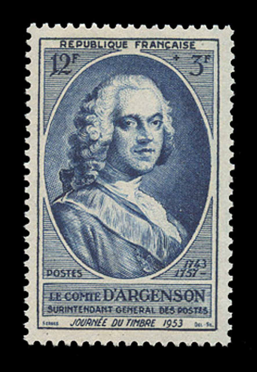 FRANCE Scott # B 275, 1953 Stamp Day