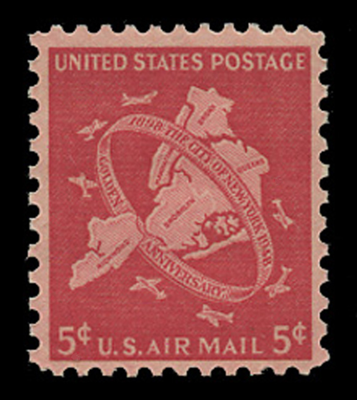 U.S. Scott # C  38, 1948 5c New York City Issue