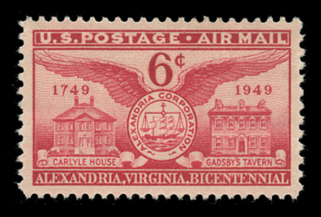 U.S. Scott # C  40, 1949 6c Alexandria Bicentennial