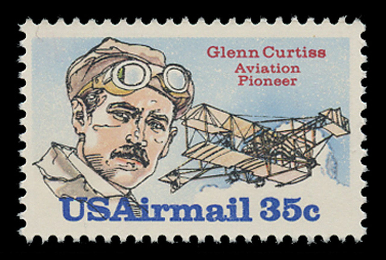 U.S. Scott # C 100, 1980 35c Glenn Curtis