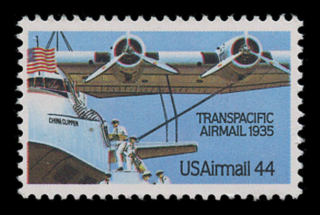 U.S. Scott # C 115, 1985 44c Transpacific Airmail
