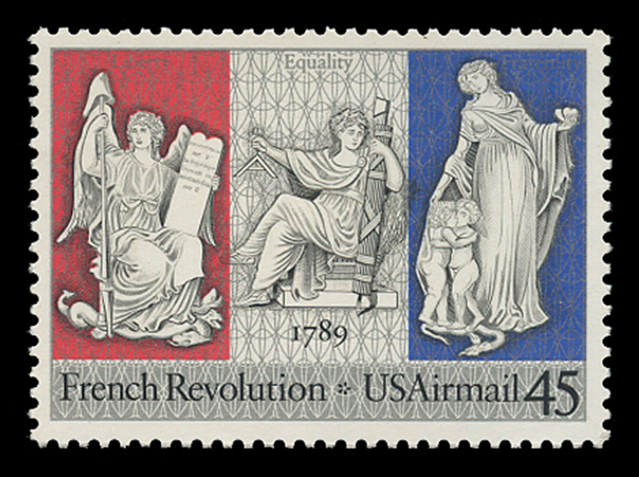 U.S. Scott # C 120, 1989 45c French Revolution