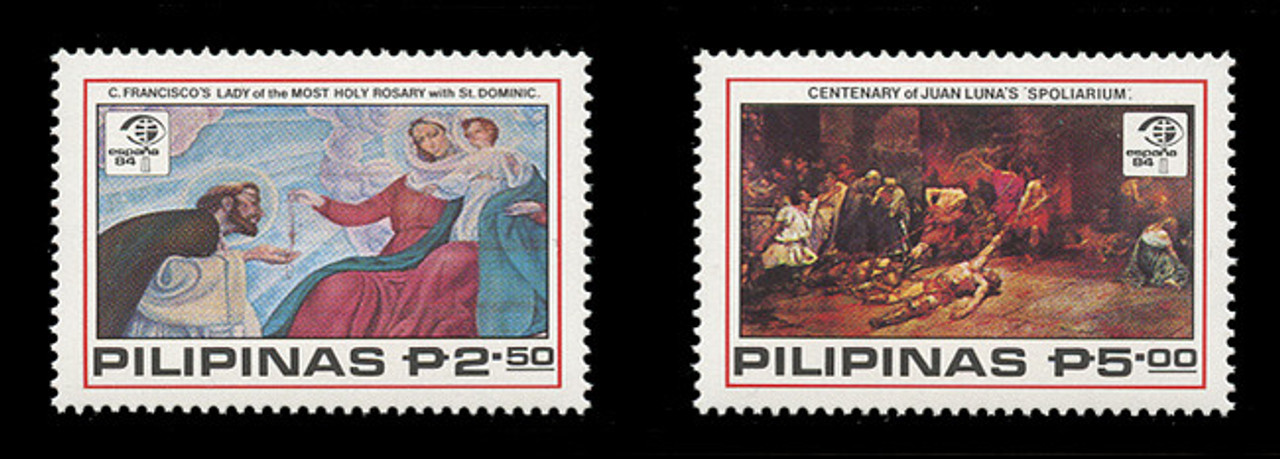 PHILIPPINES Scott # 1688-9, 1984 ESPANA '84 Stamps (Set of 2)