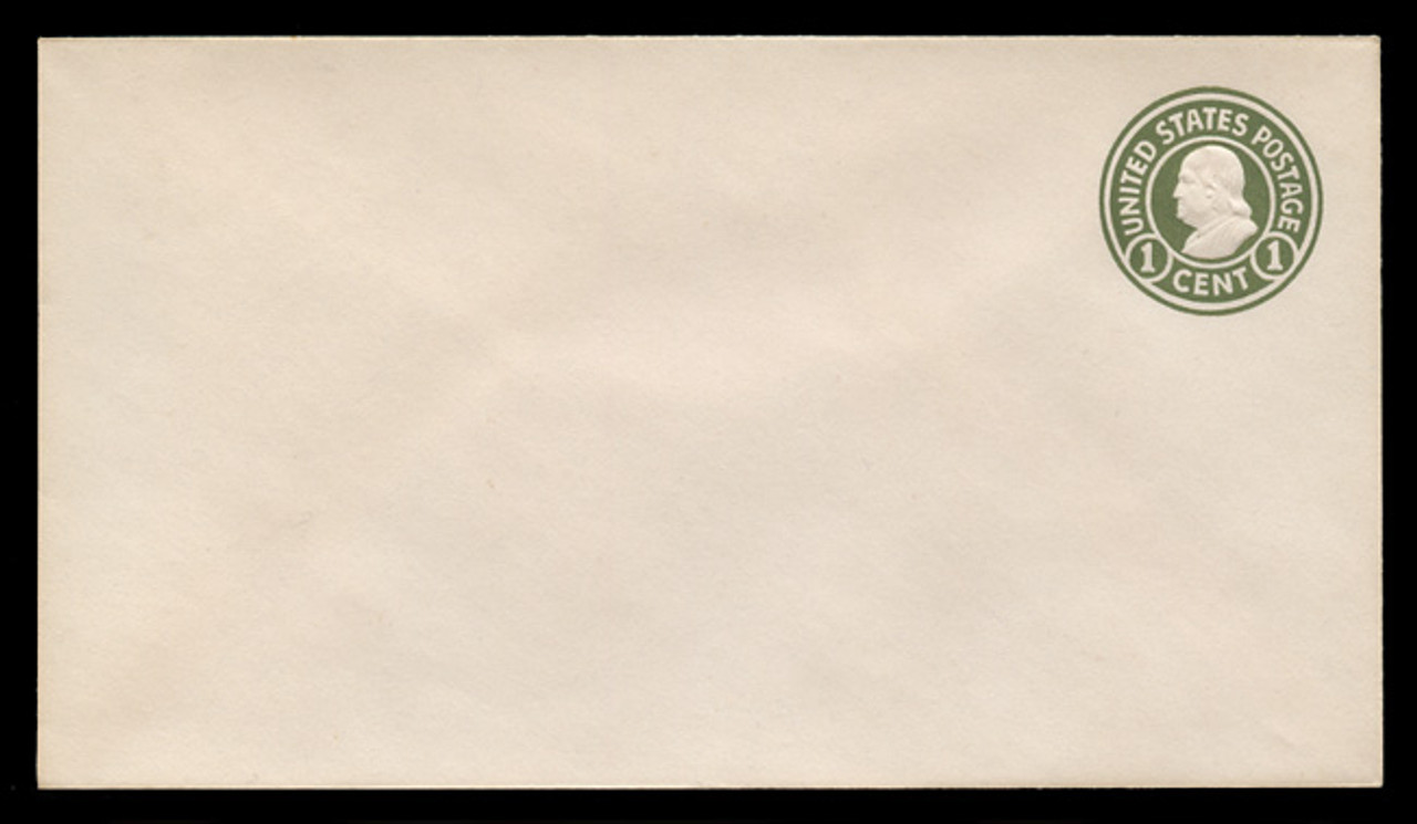 U.S. Scott # U 420/10, UPSS #2010/40 1915-32 1c Franklin, green on white, Die 1 - Mint (See Warranty)