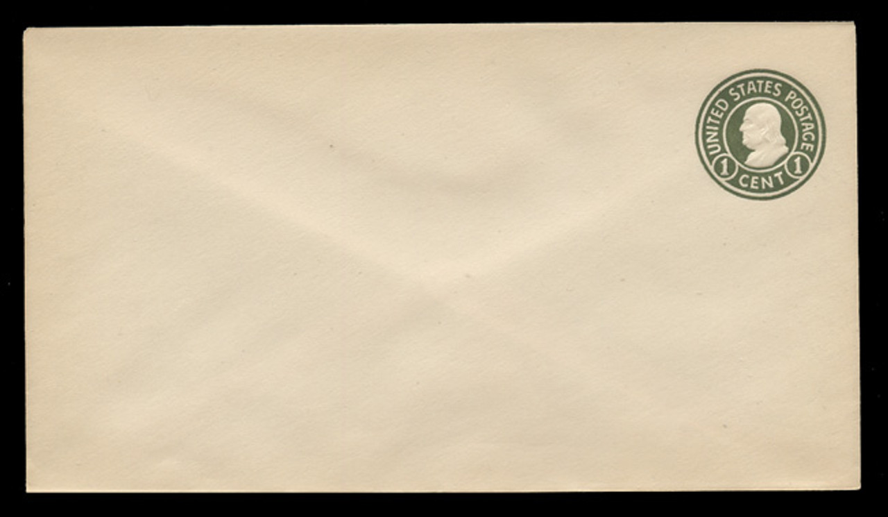 U.S. Scott # U 420c/13, UPSS #2039/24 1915-32 1c Franklin, green on white, Die 4 - Mint (See Warranty)