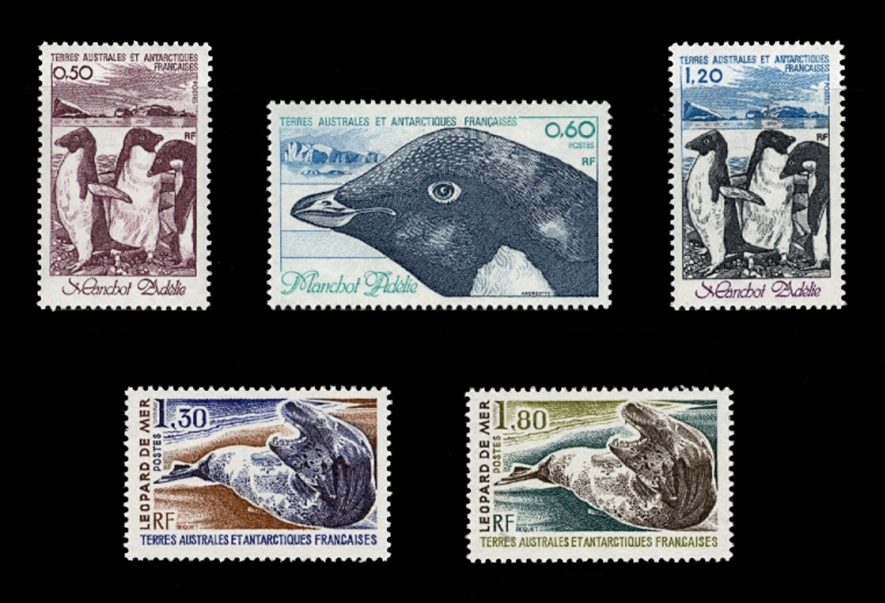 FSAT Scott #  89-93, 1980 Arctic Wildlife (Set of 5)