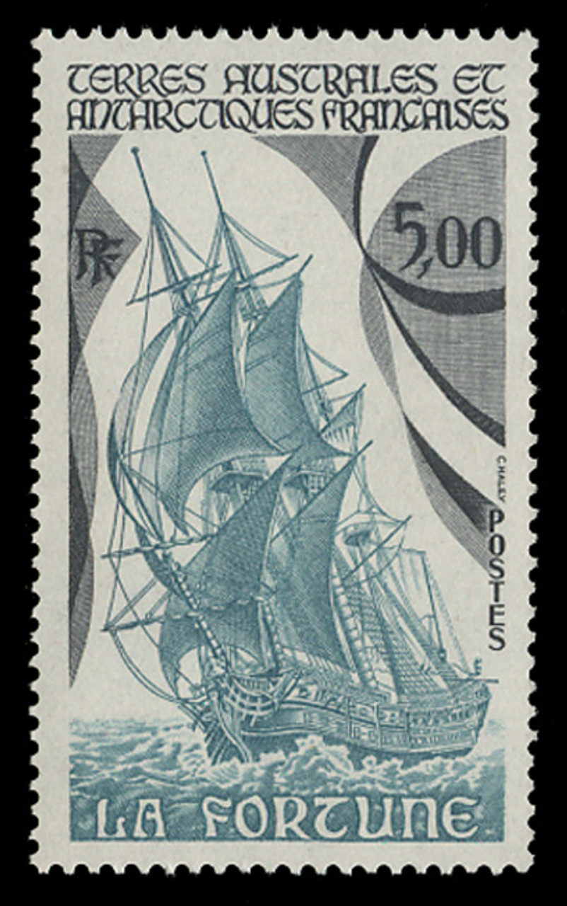 FSAT Scott # 138, 1988 La Fortune, Early 19th Century Ship