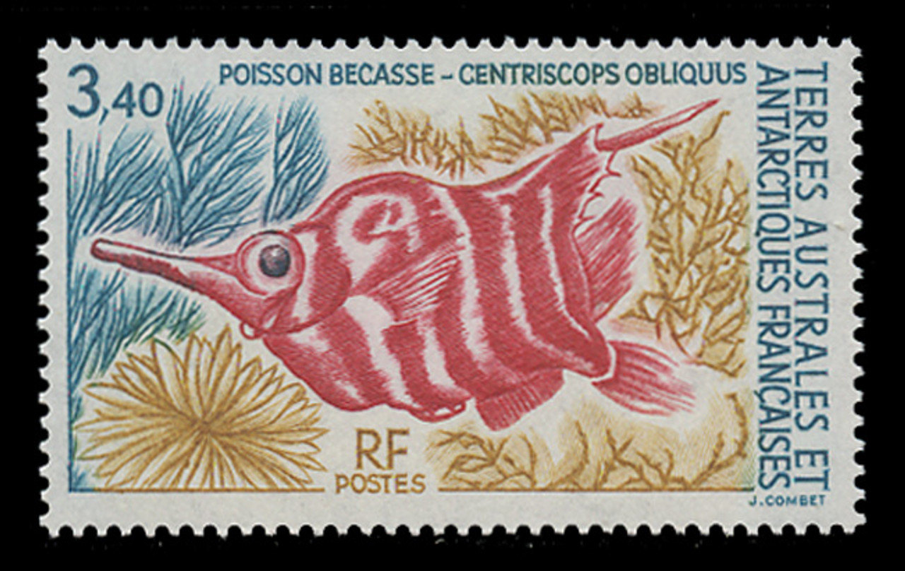 FSAT Scott # 190, 1993 Fish - Centriscops Obliquus